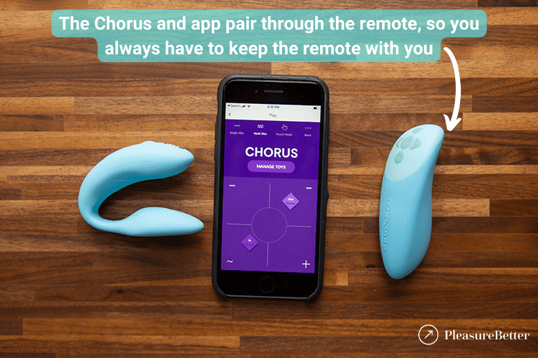 Chorus with App and Remote - Remote Always Must Be Near to Connect