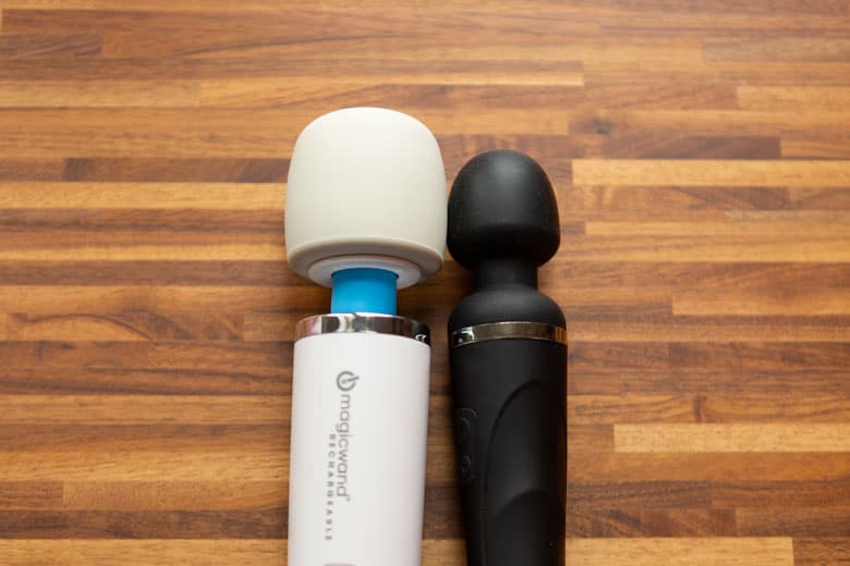 Head Size Comparison of Magic Wand Rechargeable and Lovense Domi