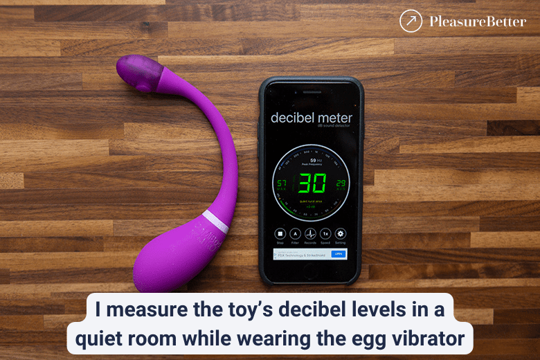 How We Take OhMiBod Esca's Decibel Reading