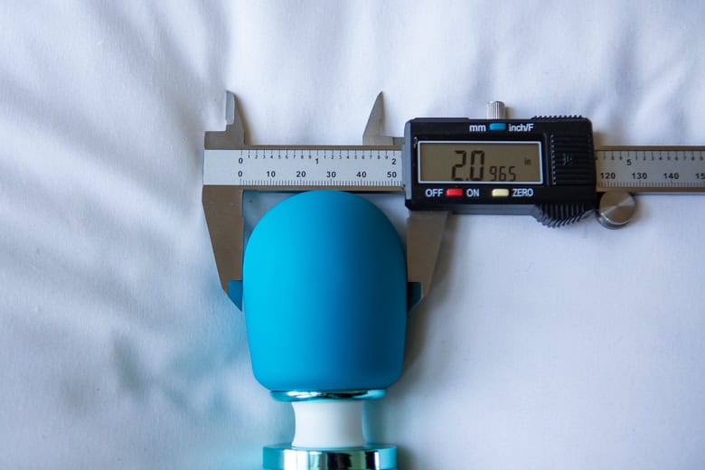 Le Wand Dive Head Width Caliper Measurement Photo