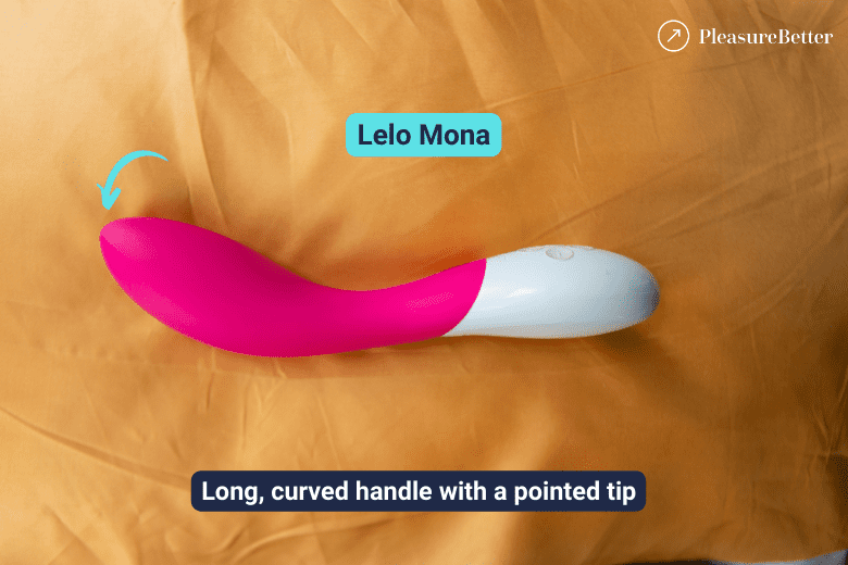 Lelo Mona - Tip and Curved Handle Great for During Sex Use