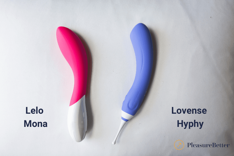 Lelo Mona and Lovense Hyphy Side by Side for Comparison