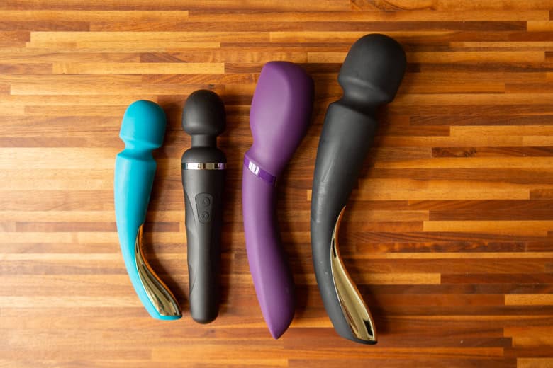 Lelo Smart Wand 2 Medium with Lovense Domi 2 We-Vibe Wand 2 and Lelo Smart Wand 2 Large