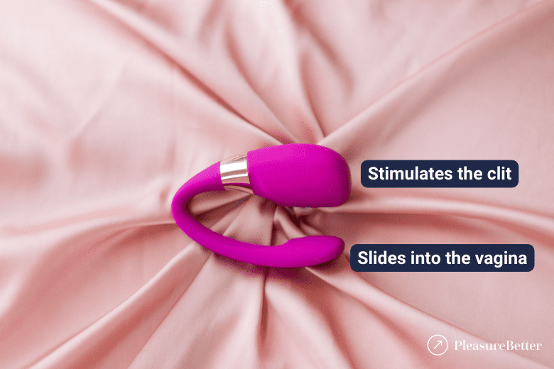 Lelo Tiani 3 on Pink Showing Internal and External Arms