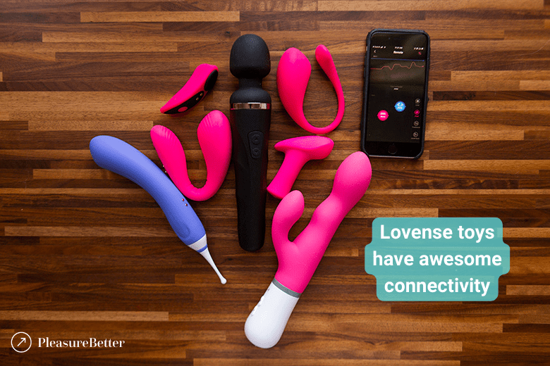 Lovense toys and app highlighting their reliable connectivity