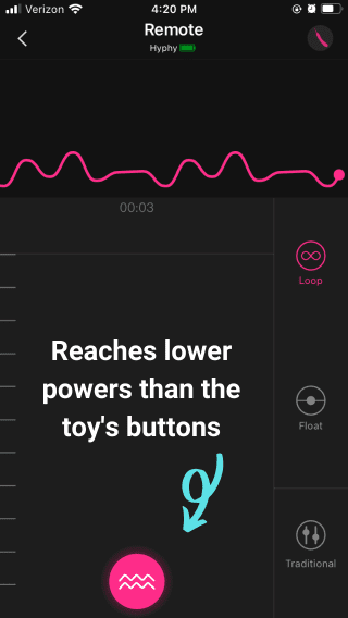 Lower Powers Are Possible in Lovense Remote App