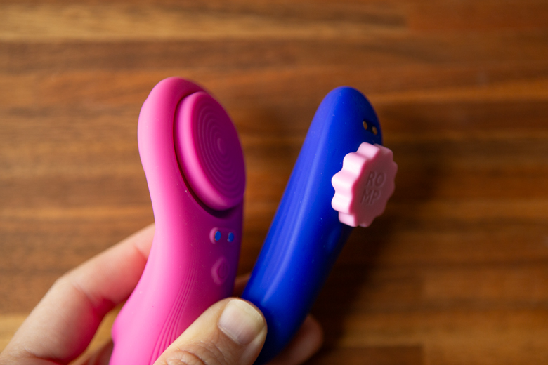 Magnet Comparison of NS Novelties Techno Lucy and Romp Party