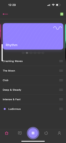 OhMiBod Rhythm Screen Ludicrous Pattern