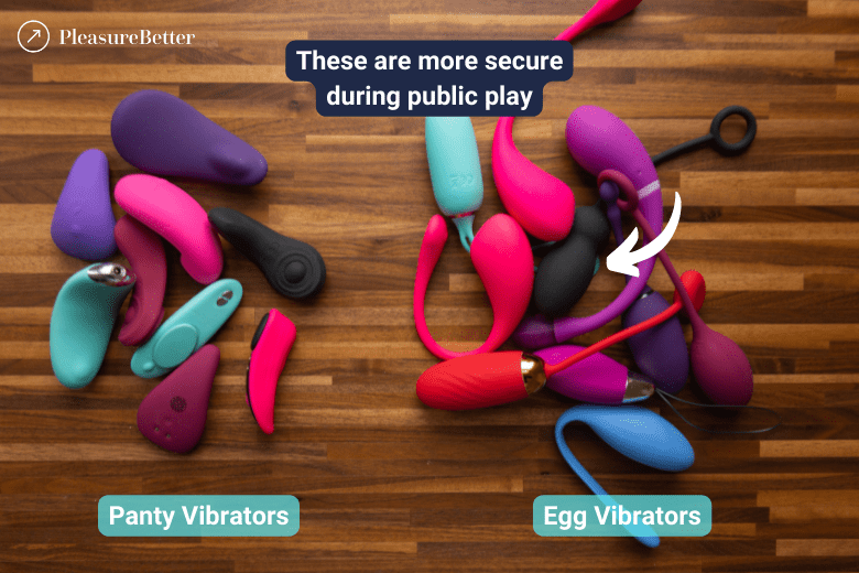Panty Vibrators and Egg Vibrators For More Security in Public Play
