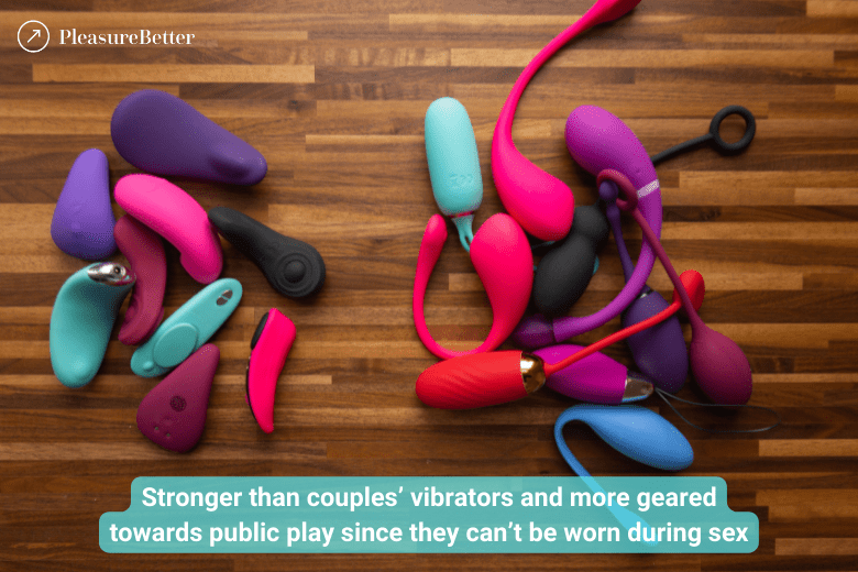 Panty Vibrators and Egg Vibrators as Better for Public Play