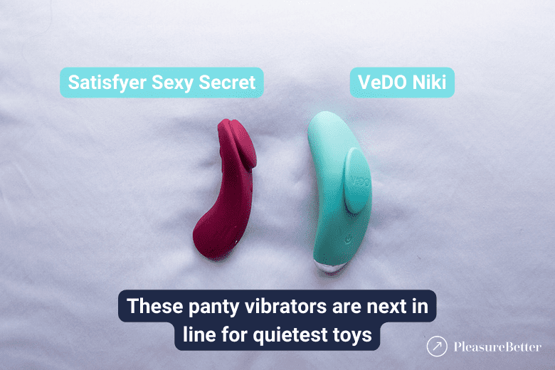 Quietest clitoral remote control vibrators - Sexy Secret and VeDO Niki