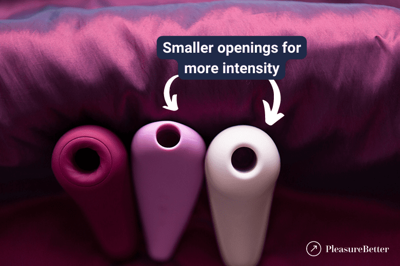 Satisfyer Curvy 2+ and 3+ are more intense than 1+