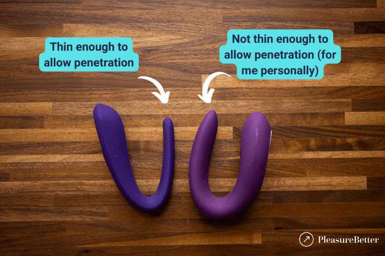 Satisfyer Double Classic Internal Arm vs Double Joy Internal Arm