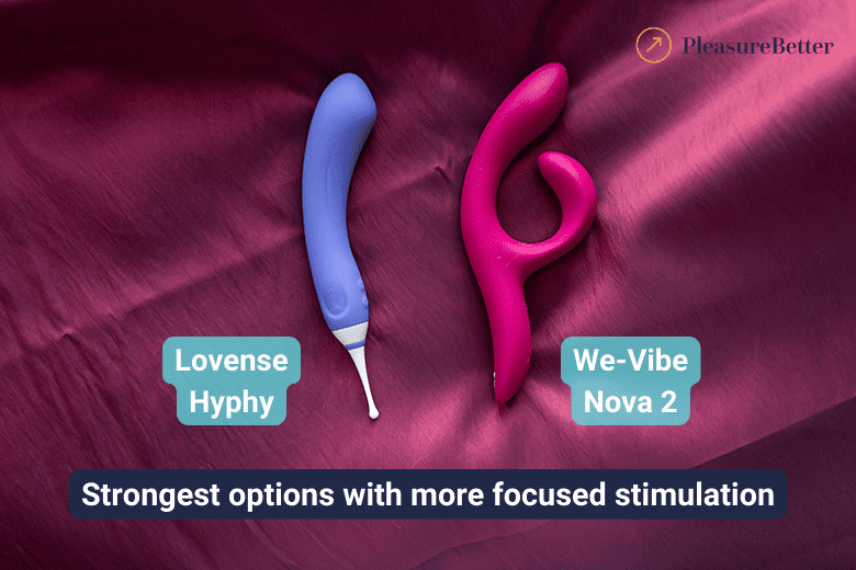 Lovense Hyphy and We-Vibe Nova 2 - Strong remote control vibrators that are more focused than a wand