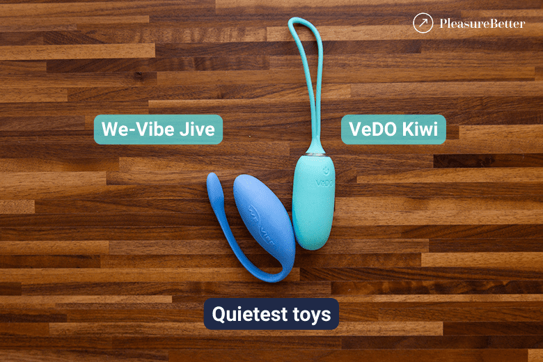 The quietest remote control vibrators - We-Vibe Jive and VeDO Kiwi