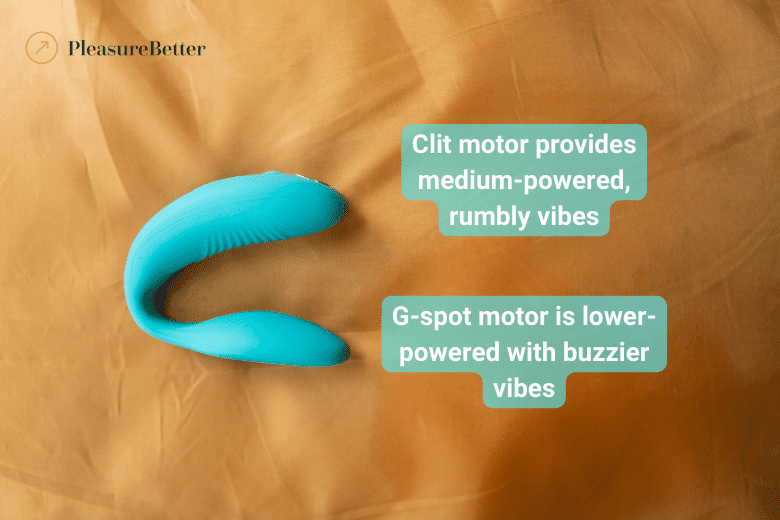 Vibration power and quality of each of We-Vibe Sync's Motors