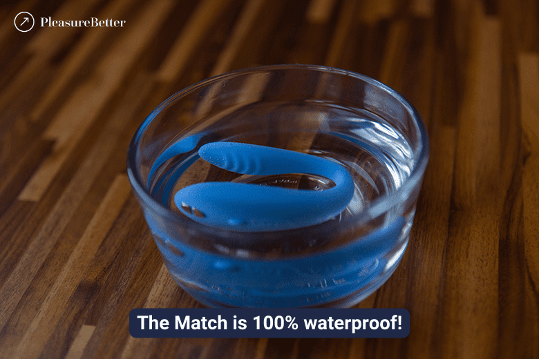 Waterproof We-Vibe Match in Bowl of Water
