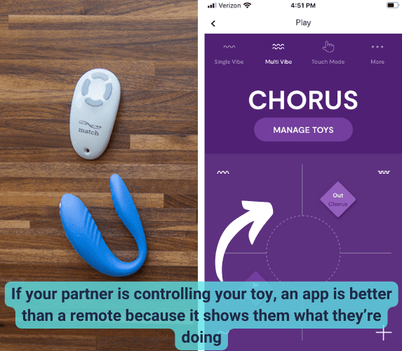 We-Vibe App Better Than Remote for Parter Control