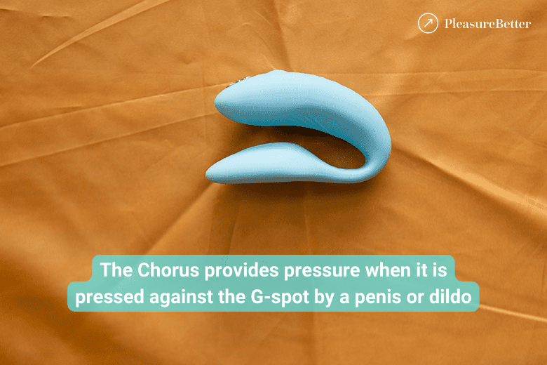 We-Vibe Chorus provides pressure when combined with penetration