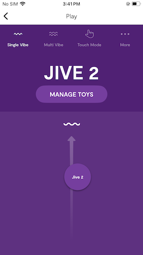 We-Vibe Jive 2 Single Vibe in App