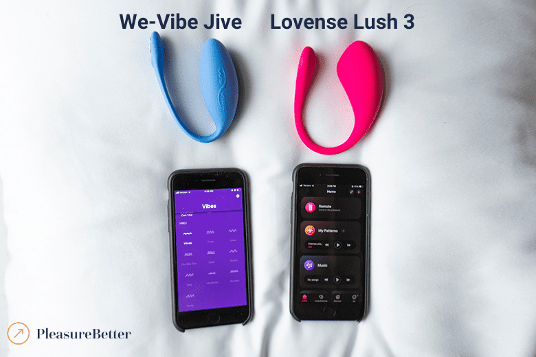 We-Vibe Jive and App vs Lovense Lush and app