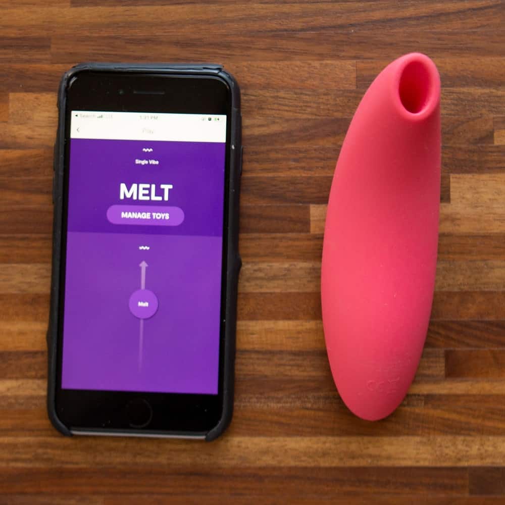We-Vibe Melt and Single Vibe control in the We-Vibe App
