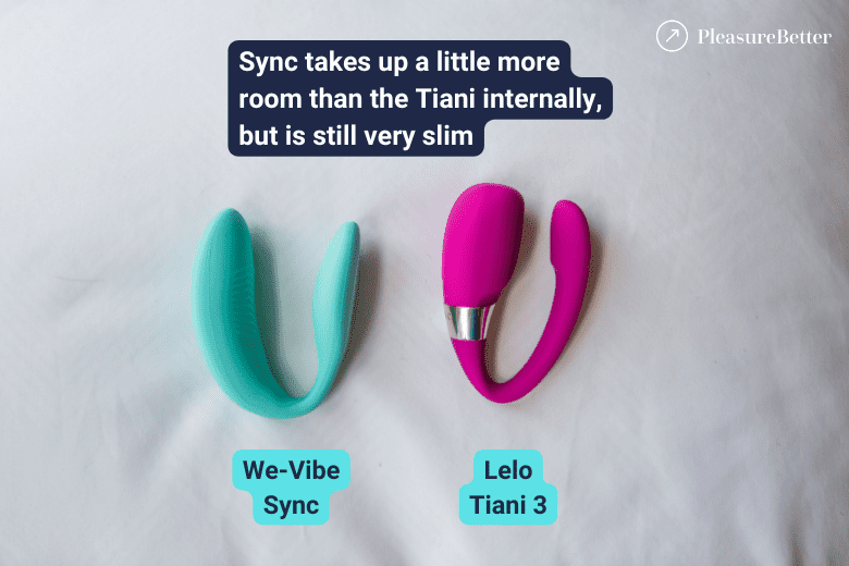 We-Vibe Sync vs Lelo Tiani 3 - side by side for visual comparison