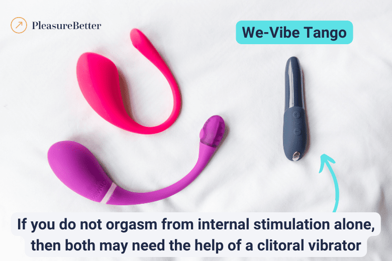 Pair a Clit Vibe like the We-Vibe Tango X with the Lush or Esca for Clit Stimulation