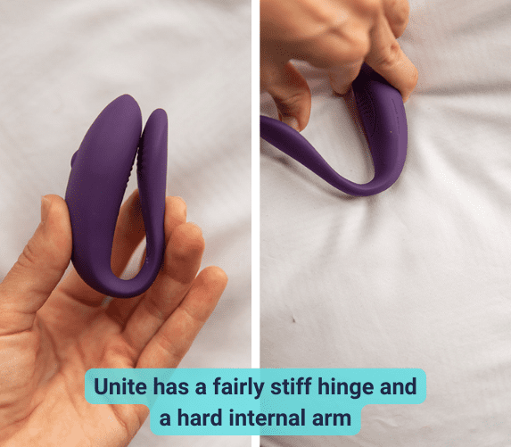 We-Vibe Unite Stiff Hinge and Hard Internal Arm
