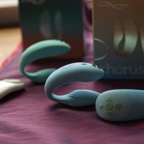 We-Vibe Chorus and Sync with their packaging